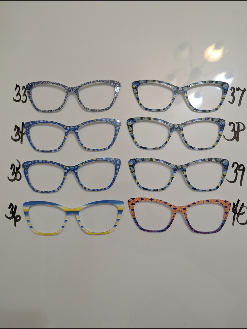 Colorful Pair Eyewear Toppers For Wanda